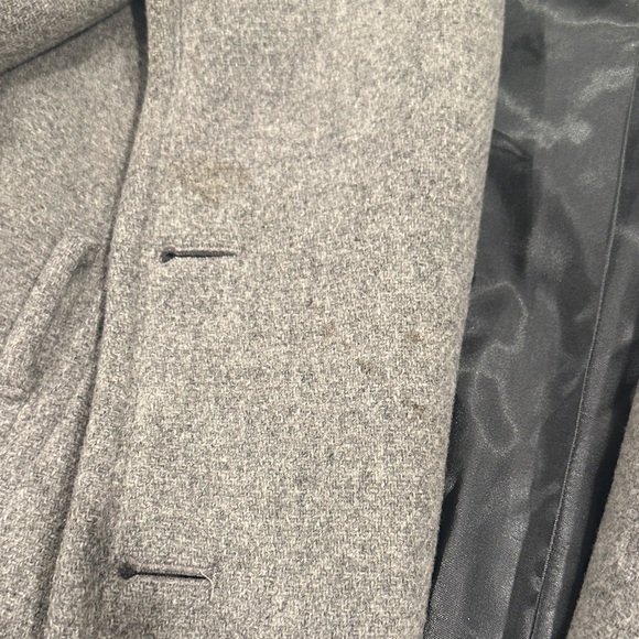 J. Crew Women's Gray Pea Coat - Picture 3 of 6